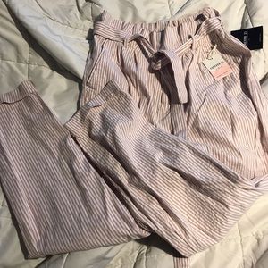 Paper bag waist pants